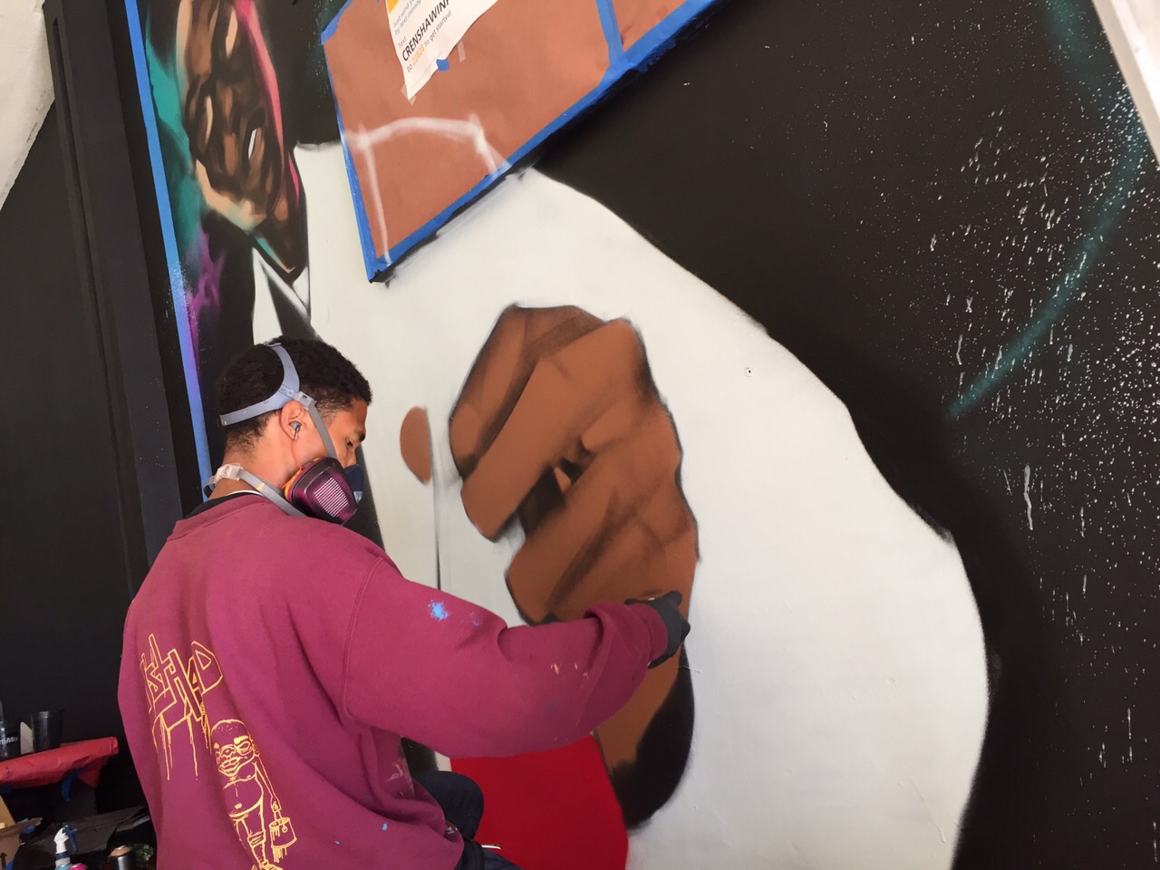 A Mural Project at Crenshaw High School